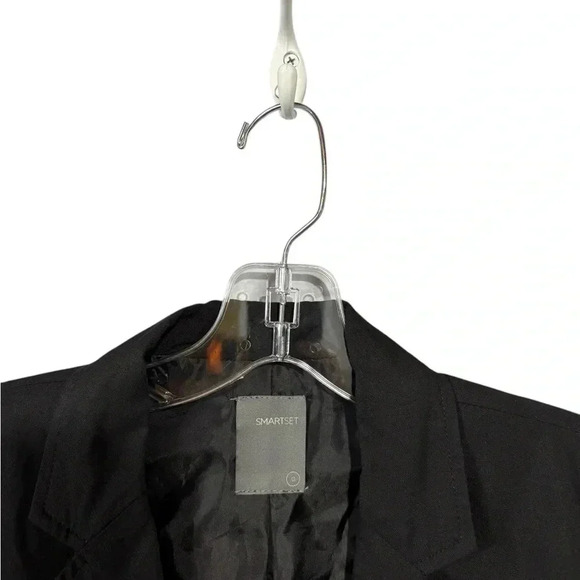 Smart Set, Classic  Single-Button Black Blazer, Size 0 - Picture 4 of 7